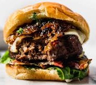 French Onion Burger